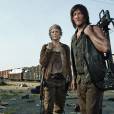  Carol (Melissa McBride) e Daryl (Norman Reedus) em busca de Beth (Emily Kinney) em "The Walking Dead" 