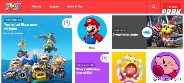 Nintendo cria site dando dicas de "Mario Kart 8" e outras atividades divertidas