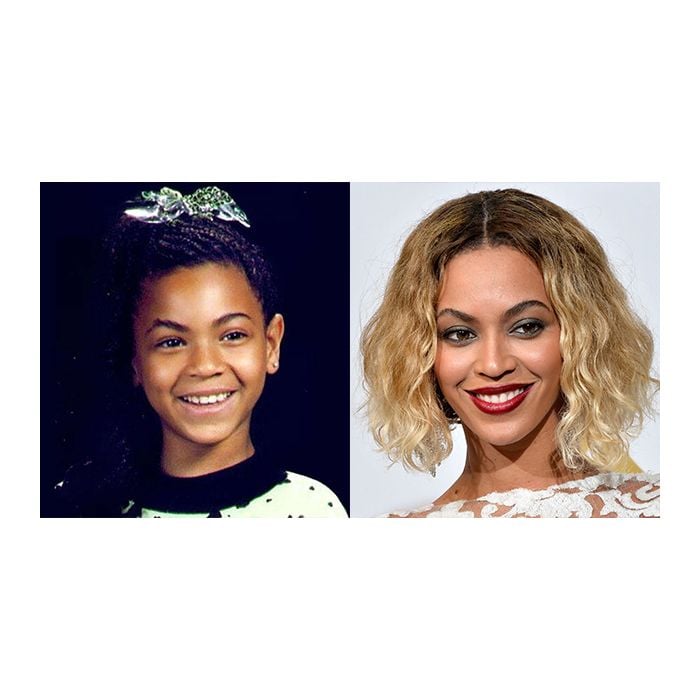 A diva Beyoncé continua com o mesmo sorriso de criança!