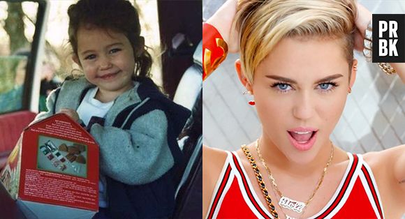 Quem vê Miley Cyrus fofinha assim não diz que ela seria uma das cantoras mais polêmicas de todos os tempos