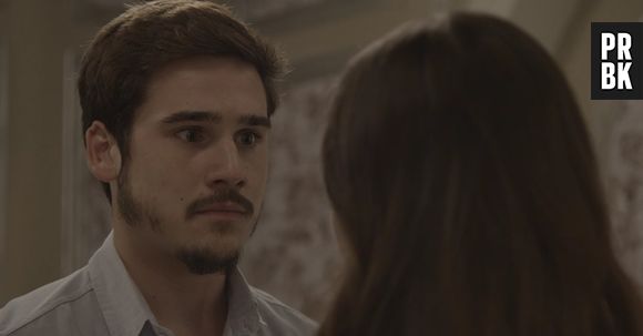Em "O Tempo Não Para": Samuca (Nicolas Prattes) não se conforma com possibilidade de perder Marocas (Juliana Paiva) e propõe fuga