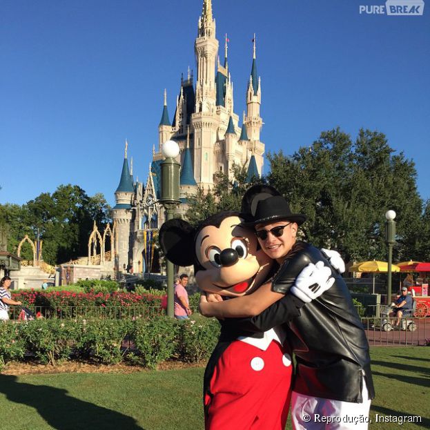 Como podemos ver em seu Instagram, MC Gui est&aacute; aproveitando cada minuto da sua viagem &agrave; Disney