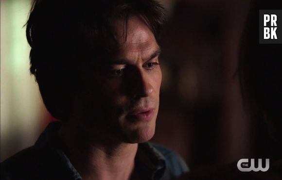 Em "The Vampire Diaries", Damon (Ian Somerhalder) sofre ao pensar em Elena (Nina Dobrev)