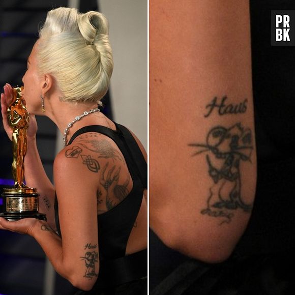 E essa tattoo de rato da Lady Gaga? Socorro