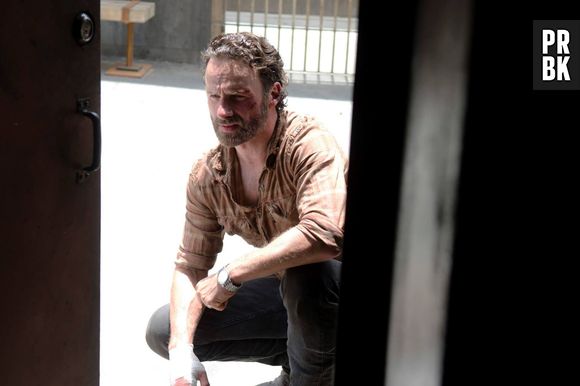Rick (Andrew Lincoln) castigou Carol (Melissa McBride) por ter assassinado duas pessoas em "The Walking Dead"