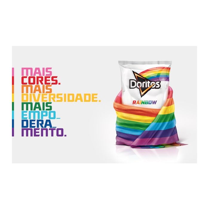  O Doritos Rainbow é o snack oficial do Rock In Rio 2019 e vai doar todos os lucros para uma fundação de apoio LGBT 