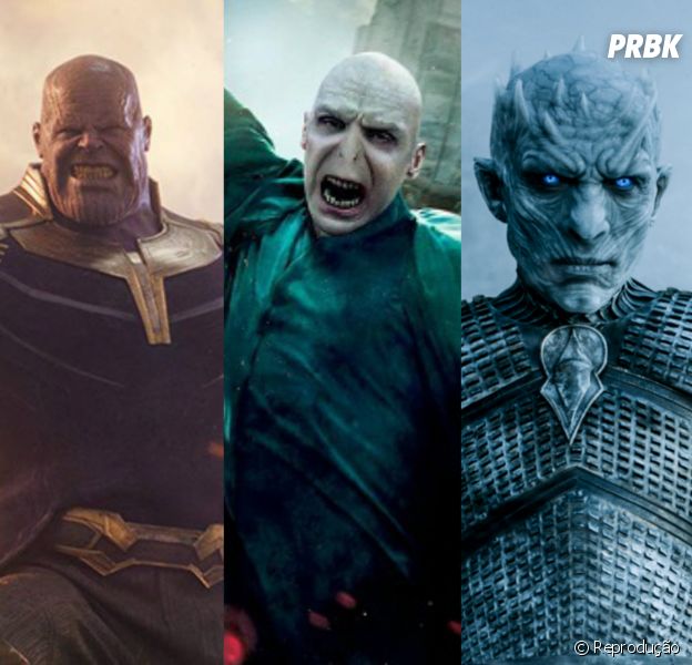 Voldemort, Thanos ou Rei da Noite: qual deles é o maior vilão?