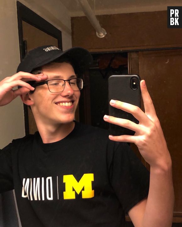 Lucas Felpi está matriculado na Universidade de Michigan, nos Estados Unidos