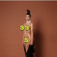 Kim Kardashian não é só bunda: estrela faz nu frontal em revista americana!