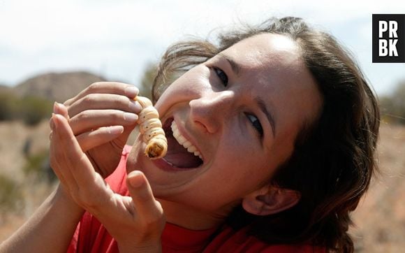 Witchetty Grub é uma larva encontrada na raiz do arbusto Acácia Kempeana, o alimento é mais comum na Austrália central