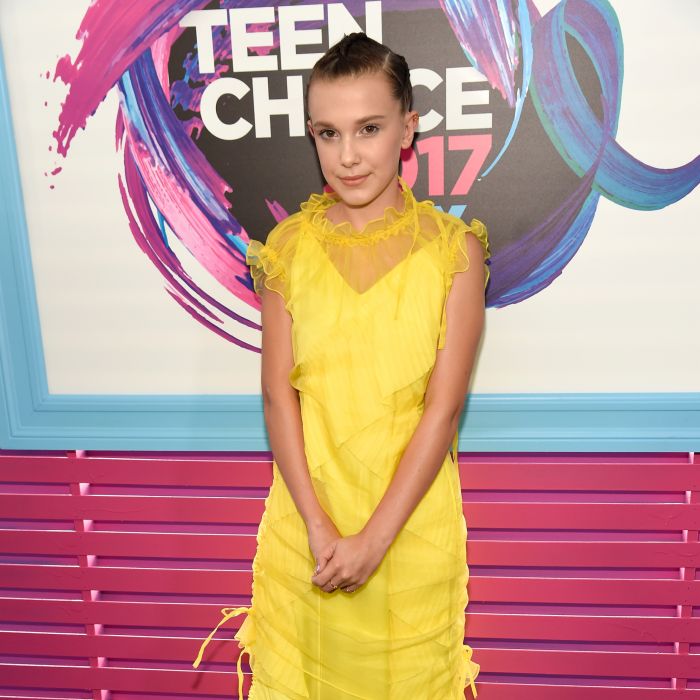 Millie Bobby Brown no Teen Choice Awards, em 2017