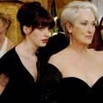    "O Diabo Veste Prada": no filme, Miranda Priestly (Meryl Streep) atormenta a vida de sua secretária, Andy (Anne Hathaway)   