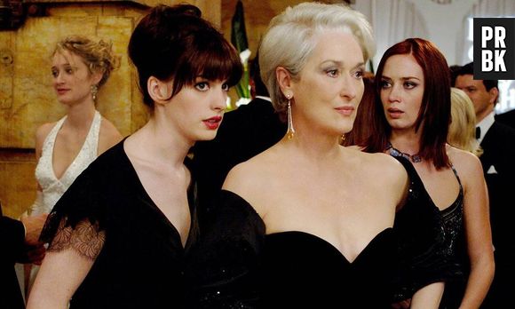 "O Diabo Veste Prada": no filme, Miranda Priestly (Meryl Streep) atormenta a vida de sua secretária, Andy (Anne Hathaway)
