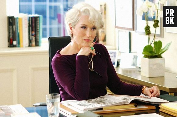 "O Diabo Veste Prada": Miranda Priestly (Meryl Streep) é aquela clássica chefe malvada
 