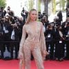 Candice Swanepoel de Etro na pré-estreia de 'Annette' e cerimônia de abertura do 74° Festival de Cannes