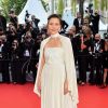 Maggie Gyllenhaal de Celine na pré-estreia de 'Annette' e cerimônia de abertura do 74° Festival de Cannes