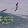 Gabriel Medina comemorando a vitória na etapa do Tahiti