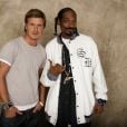  David Beckham e Snoop Dogg são bons amigos. Os dois ficaram próximos ao dublarem a animação de  "A Christmas Carol"  
