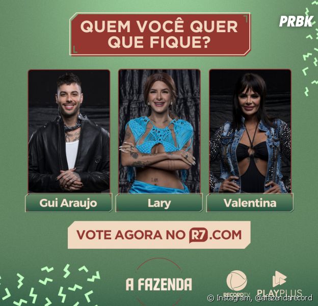 A Fazenda 14. Enquete mostra peoa mais votada na roça falsa; vote