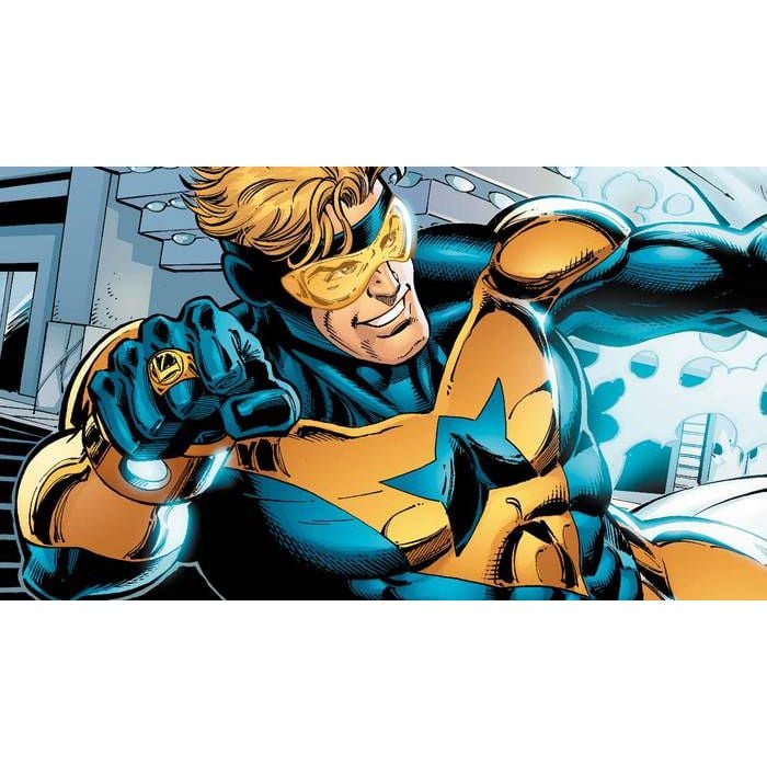 O Gladiador Dourado é um herói da DC bem arrogante e cômico que veio do futuro