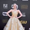 Elle Fanning de Oscar de la Renta no Critics Choice Awards 2022Elle Fanning de Oscar de la Renta