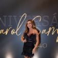 Nicole Bahls prestigia festa de aniversário da promoter Carol Sampaio no Copacabana Palace, em Copacabana, no Rio de Janeiro