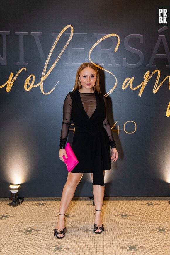 Larissa Manoela prestigia festa de aniversário da promoter Carol Sampaio no Copacabana Palace, em Copacabana, no Rio de Janeiro