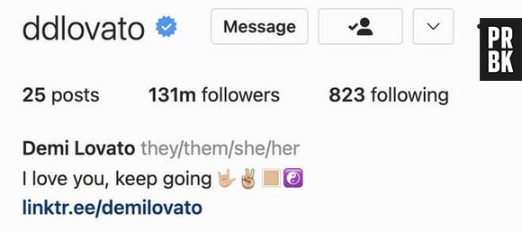 Demi Lovato muda bio do Instagram e adota pronomes femininos