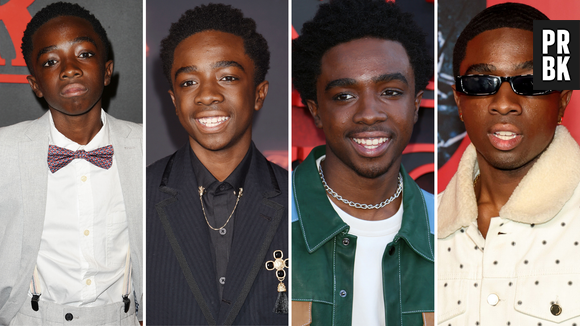 "Stranger Things": Caleb McLaughlin em 2016, 2017, 2019 e 2022