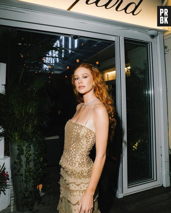 Marina Ruy Barbosa foi muito comparada com a princesa Ariel, do filme "A Pequena Sereia", ao prestigiar o evento chamado "Mil e Uma Noites", patrocinado para grife de joias Chopard.