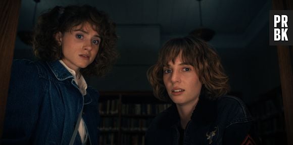 "Stranger Things": Nancy (Natalia Dyer) e Robin (Maya Hawke) se aproximam na 4ª temporada