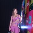 "Barraca do Beijo 2000": a ex-BBB Jessica Muller prestigia festa promovida por Viih Tube, em São Paulo, na noite desta quarta-feira, 24 de agosto de 2022