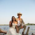 "Pantanal": veja fotos do casamento de Filó (Dira Paes) e José Leôncio (Marcos Palmeira) no último capítulo da novela