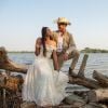 "Pantanal": veja fotos do casamento de Filó (Dira Paes) e José Leôncio (Marcos Palmeira) no último capítulo da novela