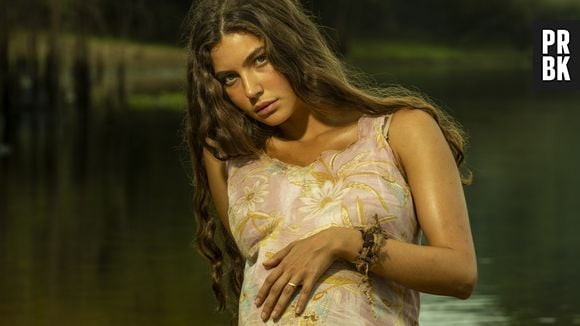 Juma (Alanis Guillen) termina "Pantanal" casada com Jove (Jesuíta Barbosa) e mãe de uma menina