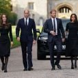 Príncipe Harry e Meghan Markle voltaram à Londres pela última vez durante o velório da Rainha Elizabeth II