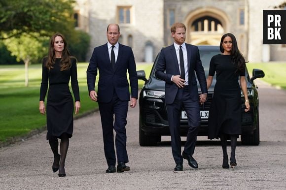 Príncipe Harry e Meghan Markle voltaram à Londres pela última vez durante o velório da Rainha Elizabeth II