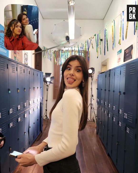 Com Camila Queiroz, Maisa compartilhou bastidores da 2ª temporada de "De Volta aos 15" na rede social