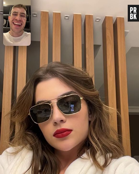 Leo Picon postou foto com a irmã, Jade Picon, no estilo do BeReal