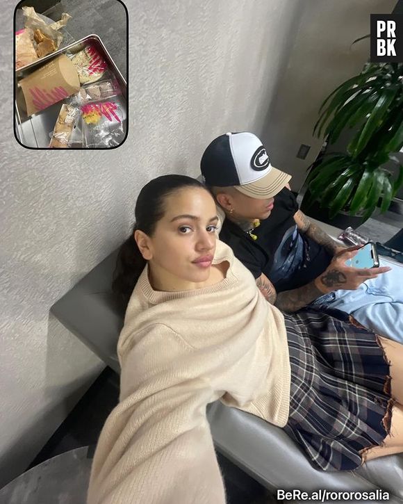 Rosalía mostrou seu date com o namorado pelo BeReal