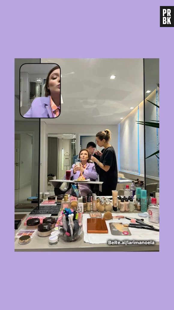 Larissa Manoela já mostrou mais de sua vida com o BeReal