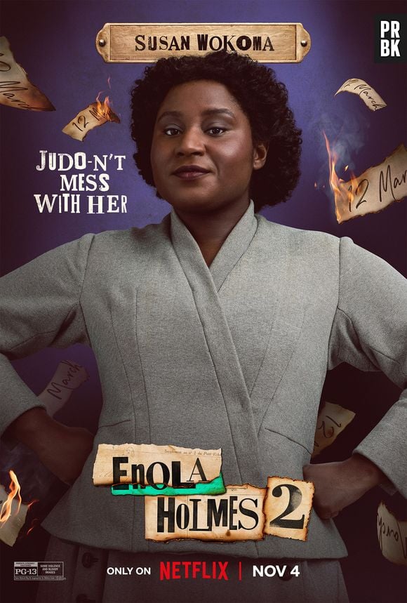 "Enola Holmes 2": Edith (susan Wokoma) foi inspirada na sufragista Edith Garrud