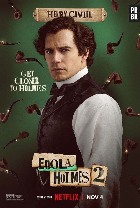 Sherlock Holmes (Henry Cavill) mostra outro lado da sua personalidade em "Enola Holmes 2"