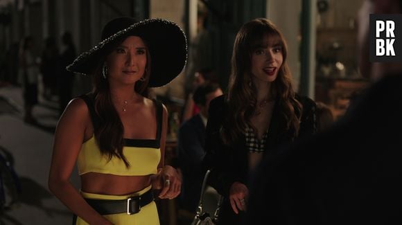 Emily (Lily Collins) e Mindy (Ashley Park) continuam BFFs goals na 3ª temporada de "Emily em Paris"