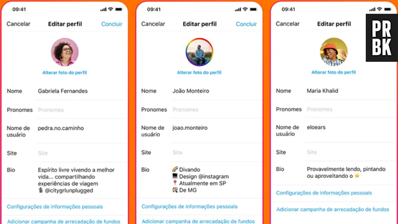 Instagram ensina a inserir seus pronomes no perfil da rede