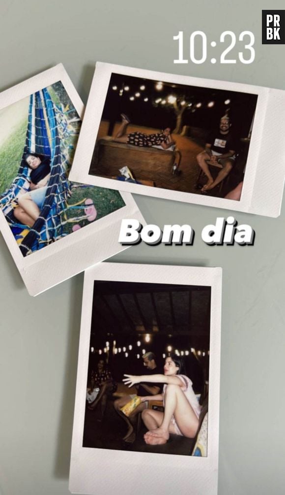 Gkay mostrou polaroids que tirou ao longo de suas férias