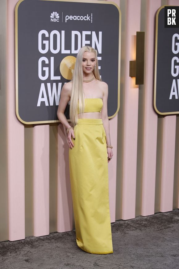 Anya Taylor-Joy no Globo de Ouro 2023