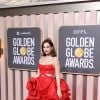 Lily James no Globo de Ouro 2023