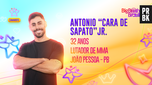 "BBB23": Antônio "Cara de Sapato" é lutador, do Camarote