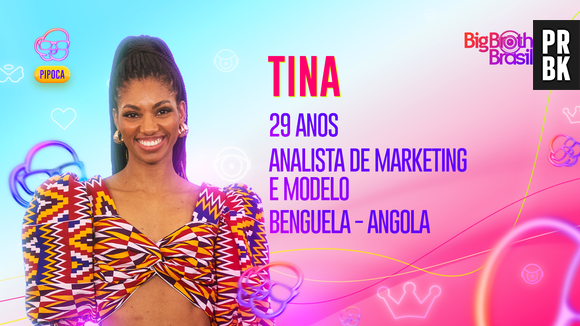 "BBB23": Tina nasceu em Angola e mora em São Paulo